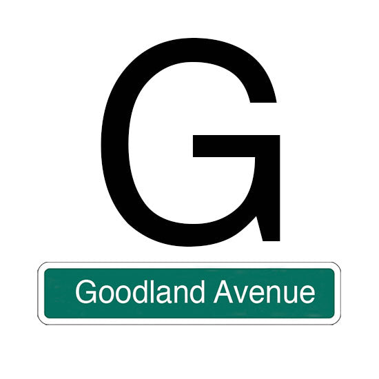 California inspired design for apparel & home items Goodland Avenue