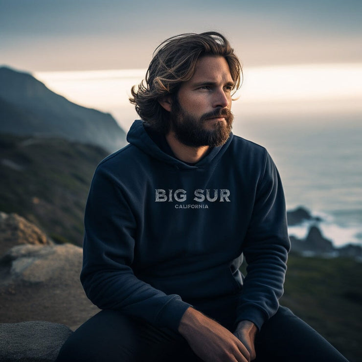 Big Sur California Vintage Ink Unisex Hoodie