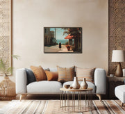 Afternoon Stroll in Carmel-by-the-Sea – Coastal Giclée Canvas Art Print