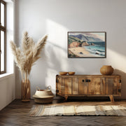 Majestic Big Sur Coastline Canvas Print - Framed Canvas