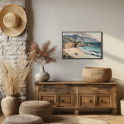 Majestic Big Sur Coastline Canvas Print - Framed Canvas