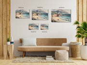 Majestic Big Sur Coastline Canvas Print - Framed Canvas
