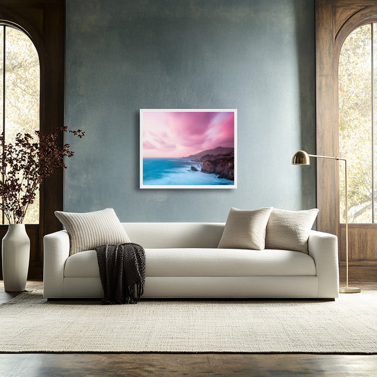 Big Sur Coastline Edition 7 Framed canvas