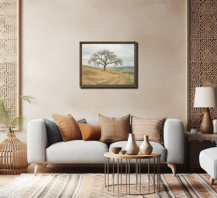 Solitude on the Central California Trail - Framed Poster