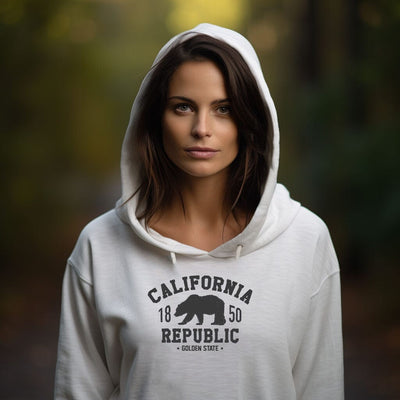 California Republic Vintage Ink Unisex Hoodie