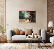 Afternoon Stroll in Carmel-by-the-Sea – Coastal Giclée-Quality Framed Poster