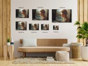 Desert Muse Canvas Art Rancho Mirage Reflections - Wall Decor Southwest Landscape Painting - Home Decoration