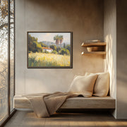 Golden Fields: California Summer Bliss Framed canvas