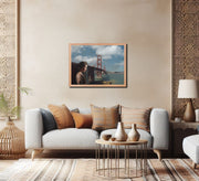 Dreaming of Tomorrow – Golden Gate Bridge Giclée Art Print - Framed Poster