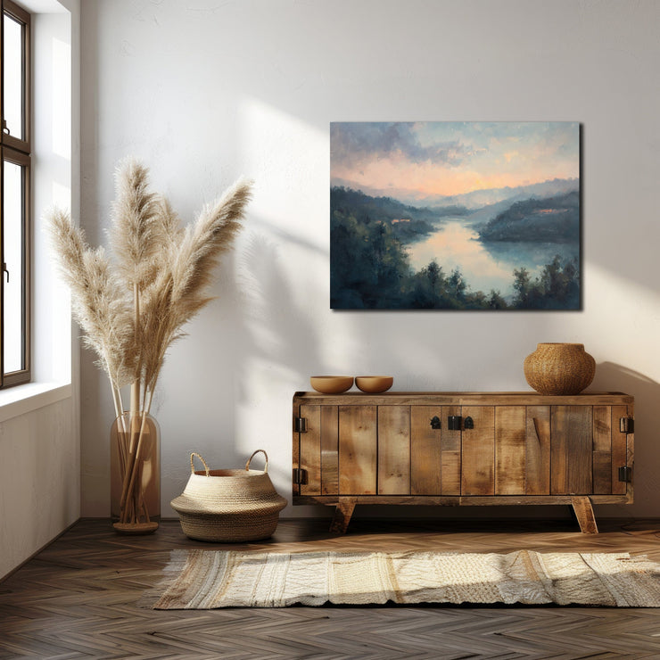 Whispers of Dawn: Northern California Serenity - Museum-Quality Poster