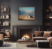 Solitude at Mt. Whitney on Framed Canvas