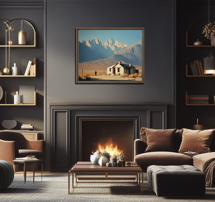 Solitude at Mt. Whitney on Framed Canvas