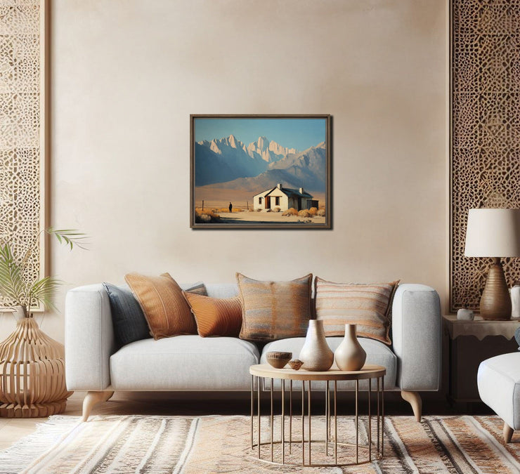 Solitude at Mt. Whitney on Framed Canvas