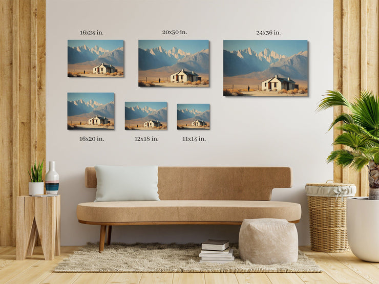 Solitude at Mt. Whitney - Framed Thick Matte Paper Poster