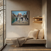 Palace of Fine Arts - Early 20th Century Elegance Art Print on Framed canvas