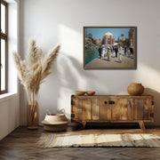 Palace of Fine Arts - Early 20th Century Elegance Art Print on Framed canvas