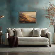 Golden Hour Serenity - San Gregorio State Beach Framed Canvas