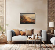 Golden Hour Serenity - San Gregorio State Beach Framed Poster