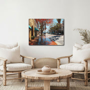 Sunlit Serenity: Downtown Santa Barbara Museum-quality Poster