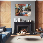 Sunlit Serenity: Downtown Santa Barbara Canvas Print
