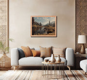 Autumn Light in Sequoia Meadow – Giclée Framed Poster