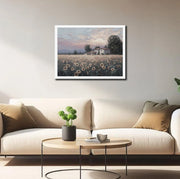 Sunset Serenade over the California Countryside - Framed Poster