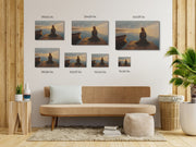 Tranquil Dockside Dream - High-Quality Art Print on Framed canvas