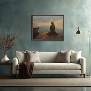Tranquil Dockside Dream - High-Quality Art Print on Framed canvas