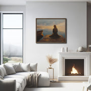 Tranquil Dockside Dream - High-Quality Art Print on Framed canvas