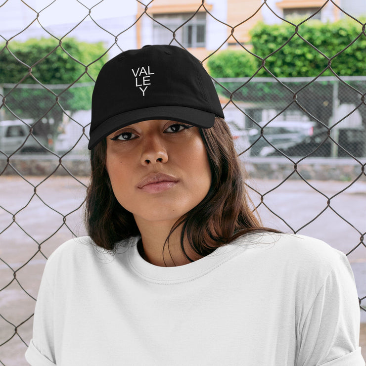 Valley Low-profile Baseball Cap, 100% Cotton Twill, Unstructured, Adjustable Velcro®, Pre-curved Visor, Casual Style, Men & Women