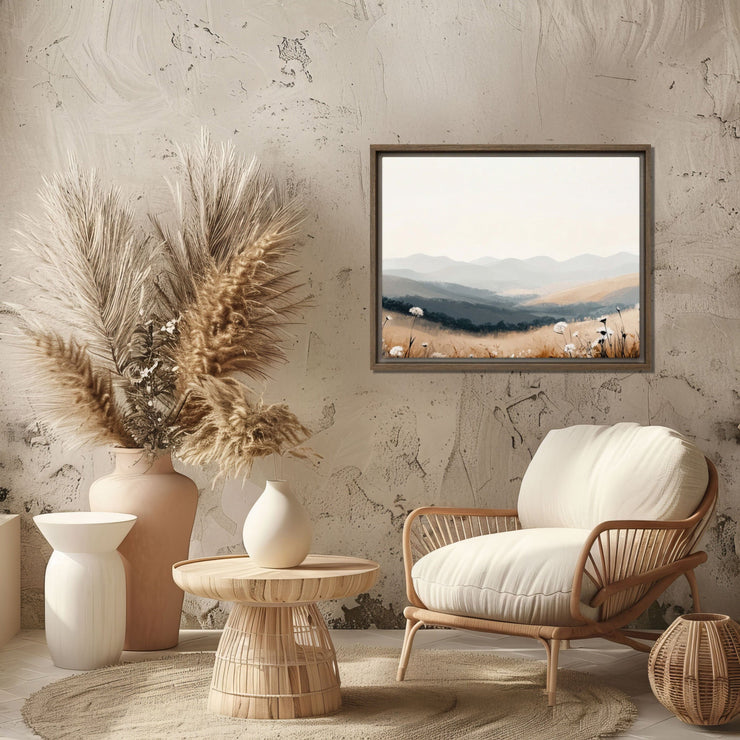 Whispers of the Valley: Central California Landscape Art Print - Giclée Printing Quality Framed Poster