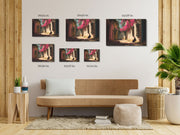 Afternoon Quiet – Spanish Colonial Alley in Early California | Framed Poster Print on Thick Matte Paper