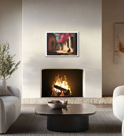 Afternoon Quiet – Spanish Colonial Alley in Early California | Framed Poster Print on Thick Matte Paper