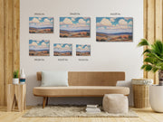 Serenity Over Idyllwild: Lone Ranch House Framed Canvas