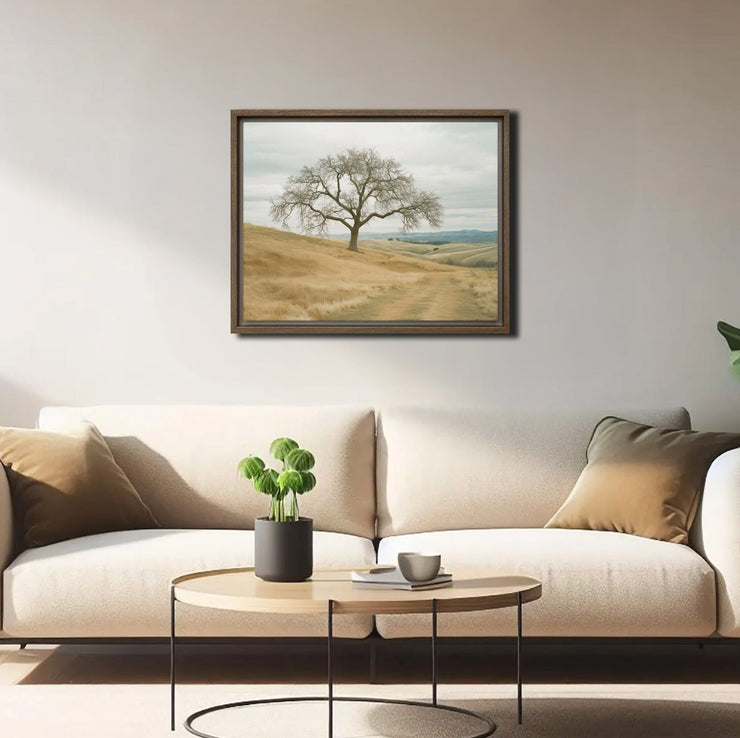 Solitude on the Central California Trail - Framed Poster