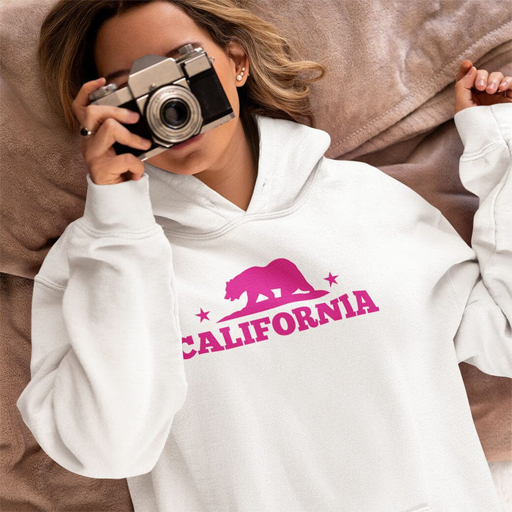 California Republic Bear Silhouette Unisex Hoodie