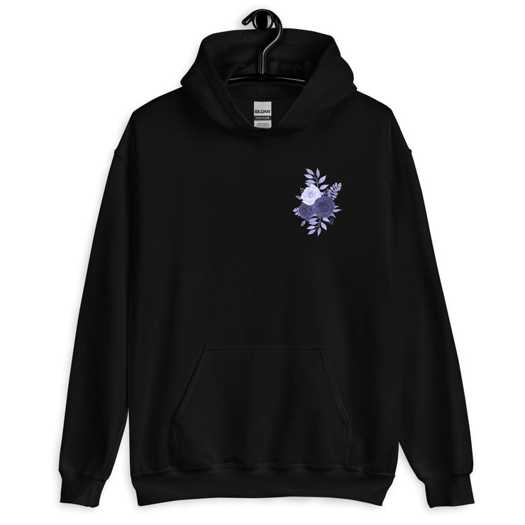 Purple Roses Bouquet Unisex Hoodie - Purple Roses Hoodie - Rose Hoodie - Flower Hoodies