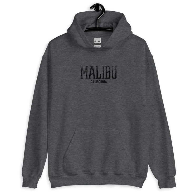 Malibu, California Vintage Ink Style Unisex Hoodie