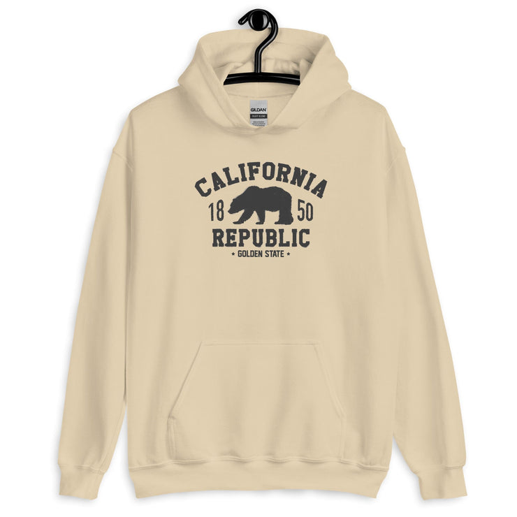California Republic Vintage Ink Unisex Hoodie