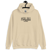 Malibu, California Vintage Ink Style Unisex Hoodie