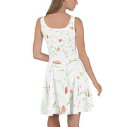 Blooming Flowers Skater Dress