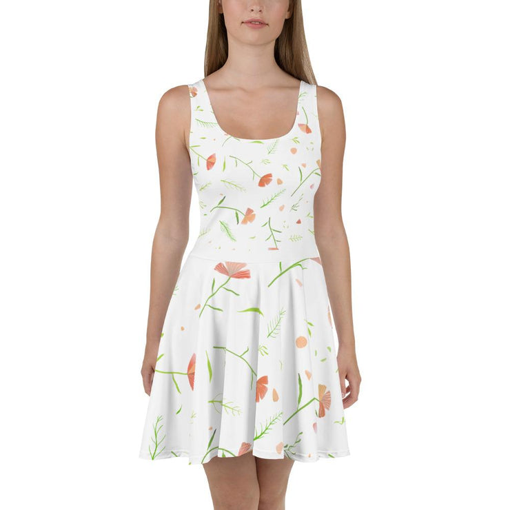 Blooming Flowers Skater Dress