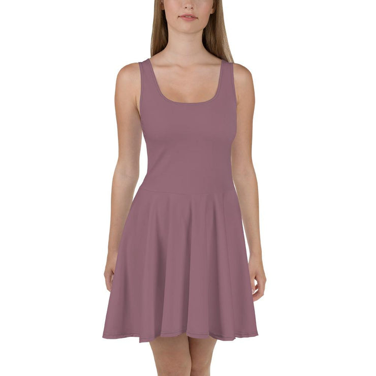 Summer Mauve Skater Dress