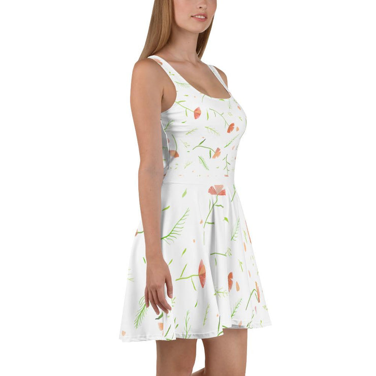 Blooming Flowers Skater Dress