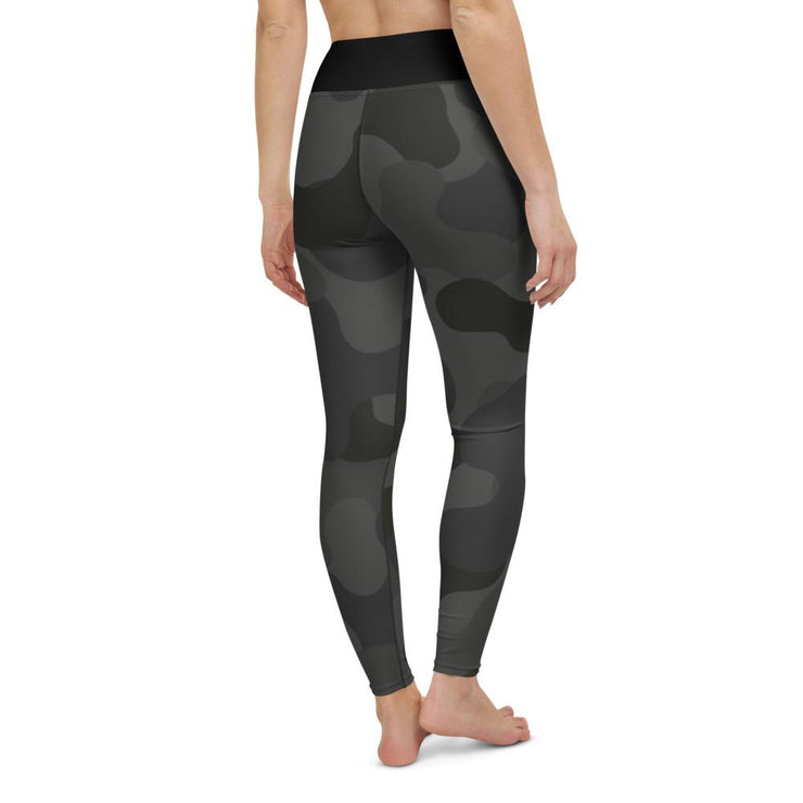 Black Camouflage Yoga Leggings