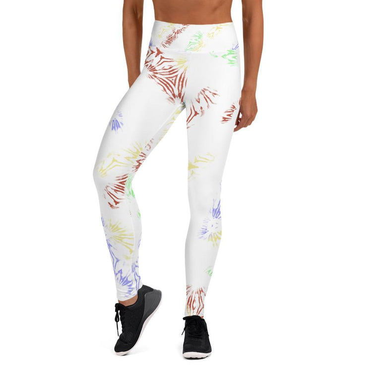 Rainbow Tie Dye Yoga Leggings