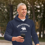 California College Style Bear Silhouette Unisex Hoodie