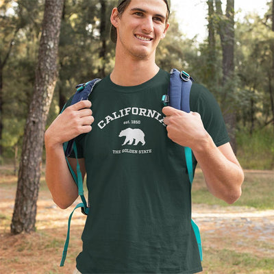 California College Style Bear Silhouette Unisex T-Shirt