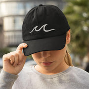 Hat with California Wave Embroidery | Stylish Beach Cap | Adjustable Sun Protection | Perfect Gift for Surf Lovers & Outdoors
