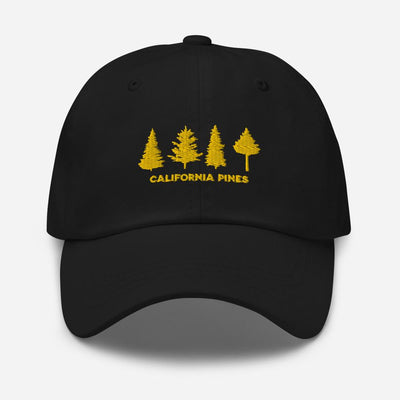 California Pines Gold Embroidered Dad Cap